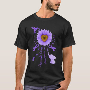 Sunflower Hummingbird Elephant Pancreatic Cancer A T-Shirt