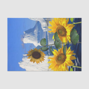 Sunflower Iceburg Tissue Paper