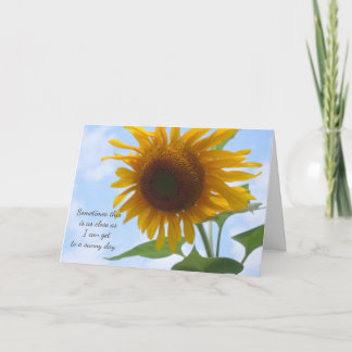Sunflower Imagination Card