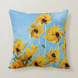 Sunflower Impressions Accent Throw Pillow