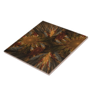 Sunflower Impressions Tile