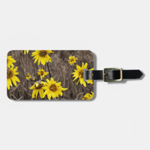 Sunflower in the Rocky Mountain Luggage Tag