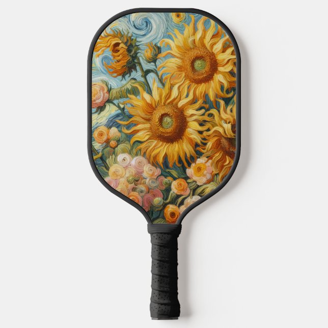 Sunflower Inspirations Pickleball Paddle (Front)