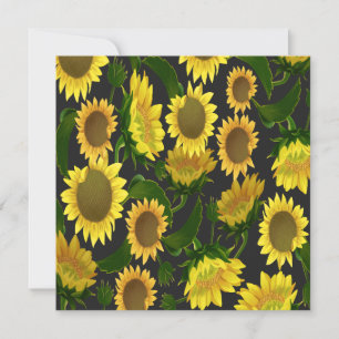 Sunflower Invitation
