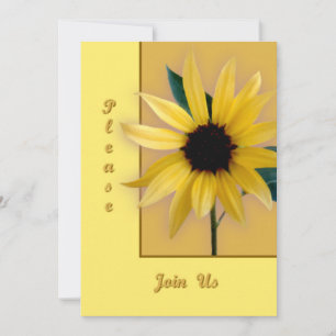 Sunflower Invitation