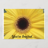 Sunflower Invitation