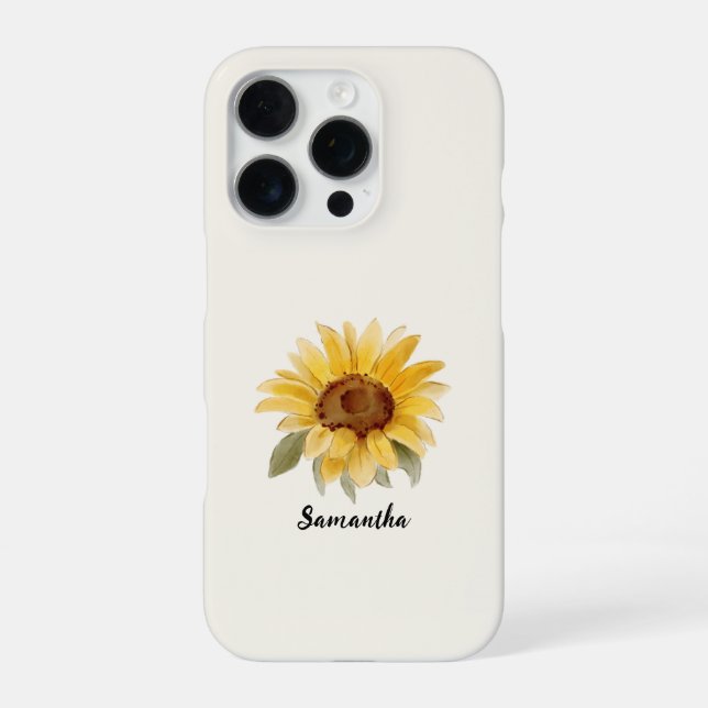 Sunflower iPhone Case (Back)