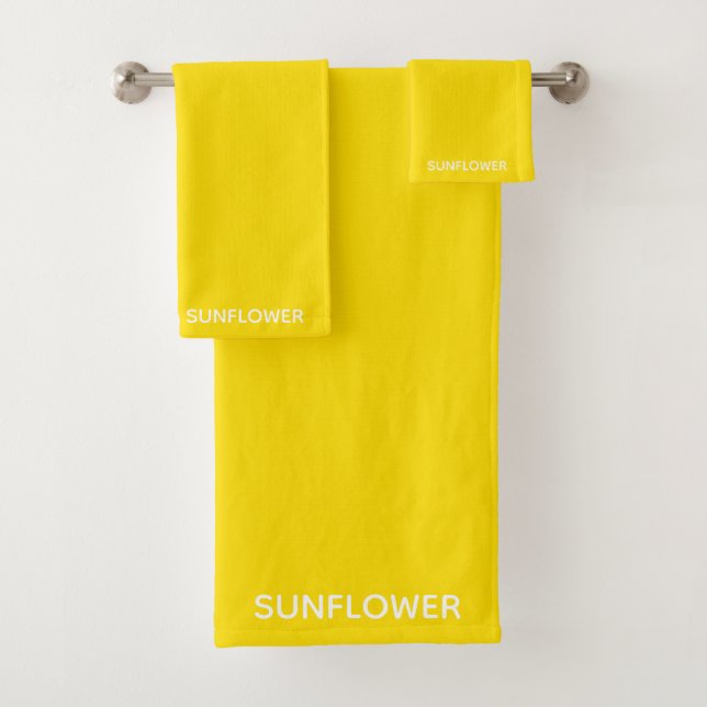 Sunflower jaune Nom de la couleur (En situation)