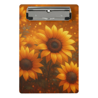 Sunflower Journal Mini Clipboard