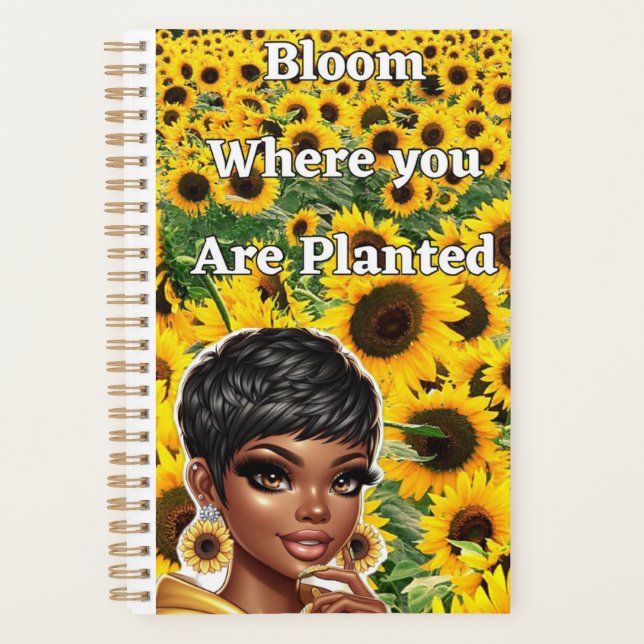 Sunflower Journal Planner (Front)