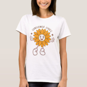 Sunflower junkie  T-Shirt