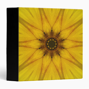 Sunflower Kaleidoscope Binder