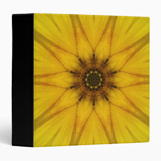 Sunflower Kaleidoscope Binder