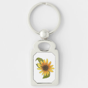 Sunflower Key Ring