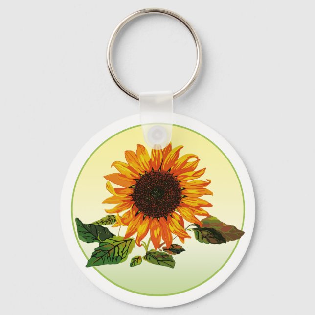 Sunflower Keychain (Front)