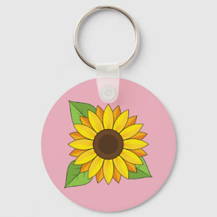 Sunflower Keychain