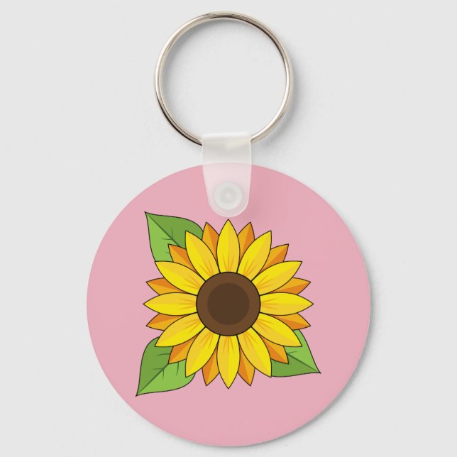 Sunflower Keychain (Front)
