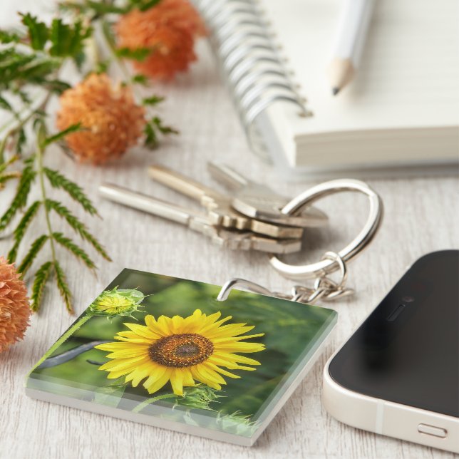 Sunflower Keychain (Front Right)