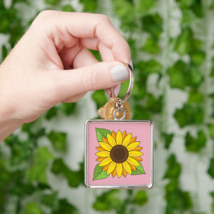Sunflower Keychain