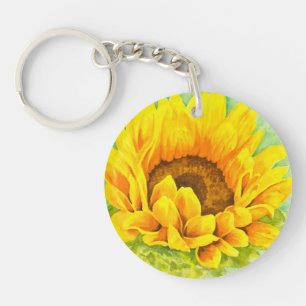 Sunflower Keychain