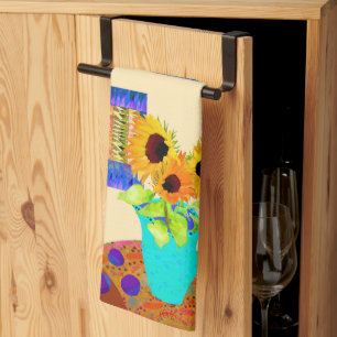 Sunflower Kitchen Tea Towel
