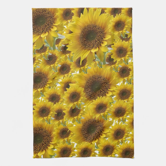 Sunflower Kitchen Towel (Vertical)