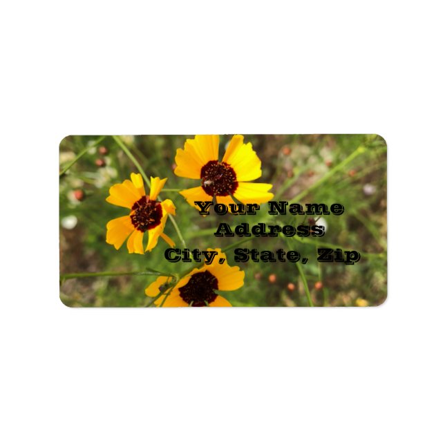 Sunflower Label (Front)