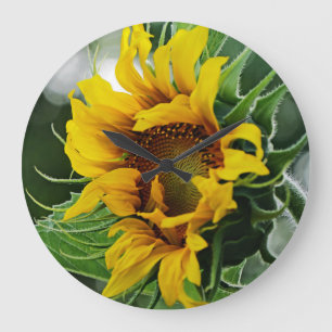 Sunflower Large Clock