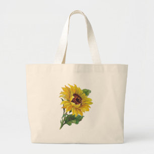 Sunflower Large Tote Bag