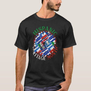 Sunflower Latino Pride Hispanic Heritage Month T-Shirt