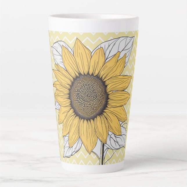 "Sunflower"  Latte Mug (Front)