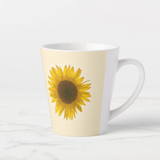 Sunflower Latte Mug (Right)