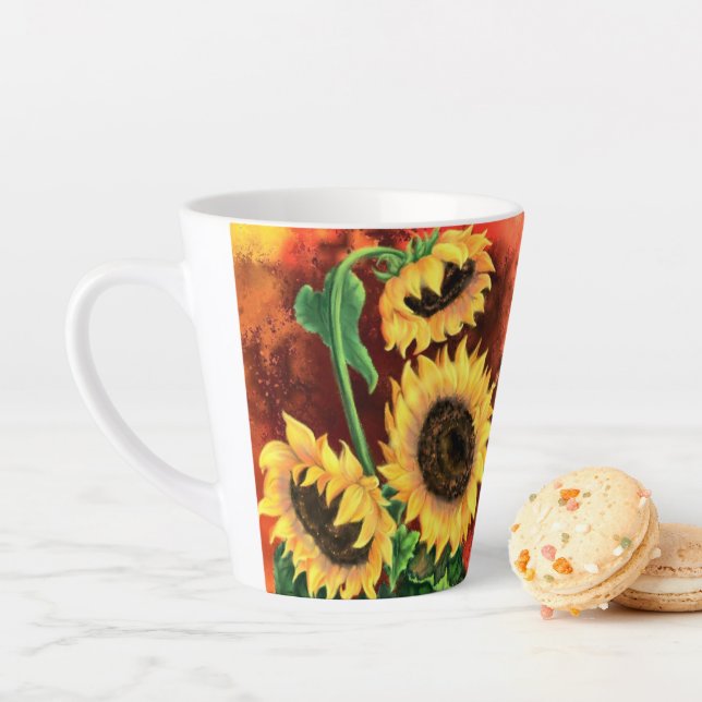 Sunflower Latte Mug (In Situ)