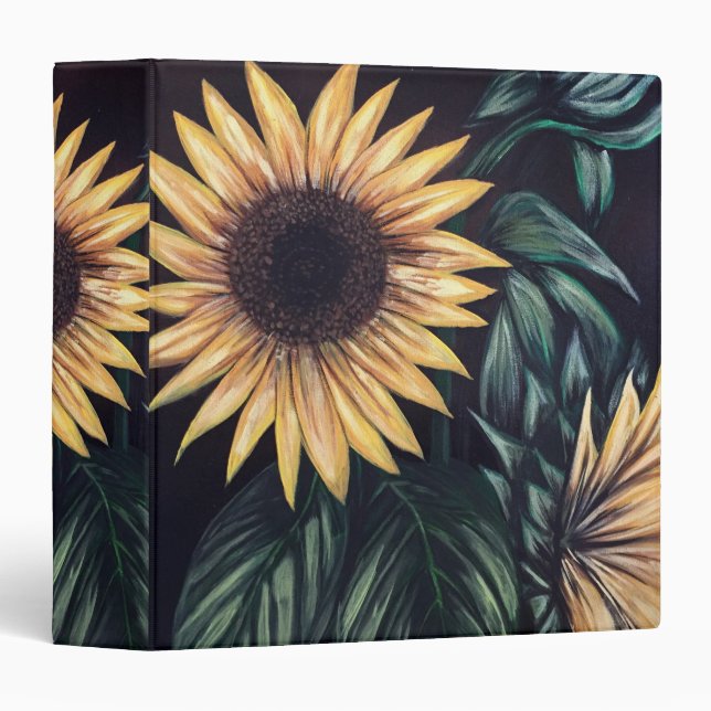 Sunflower Life Binder (Front/Spine)