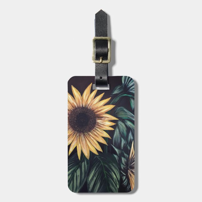 Sunflower Life  Luggage Tag (Front Vertical)