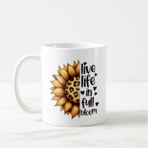Sunflower Live Life Personalized