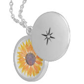 Sunflower Locket Necklace (Front Right)