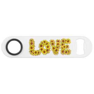 Sunflower Love Bottle Opener Bar Key
