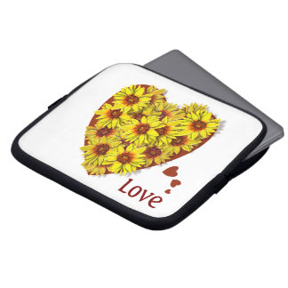 Sunflower Love Laptop Sleeve