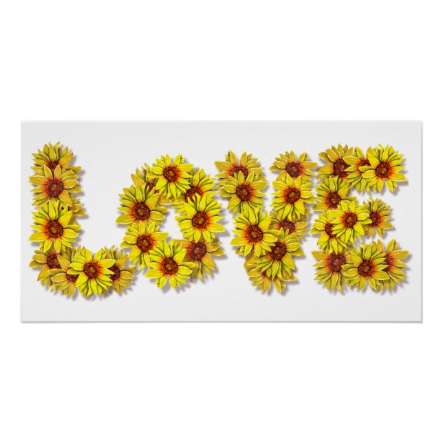 Sunflower Love Poster (Front)