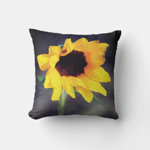 Sunflower Love Throw Pillow