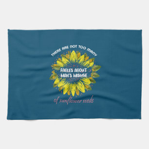 Sunflower Lover   There Are Not To Sunflowers Kitchen Towel