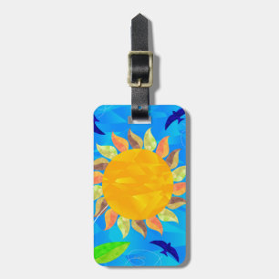 Sunflower Luggage Tag