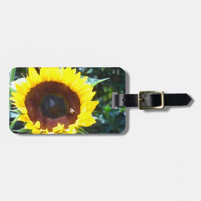 Sunflower Luggage Tag (Front Horizontal)