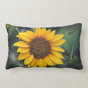 sunflower lumbar pillow