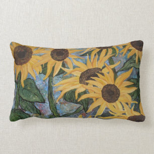 Sunflower Lumbar Pillow