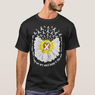 Sunflower Lung Awareness White Ribbon In November T-Shirt