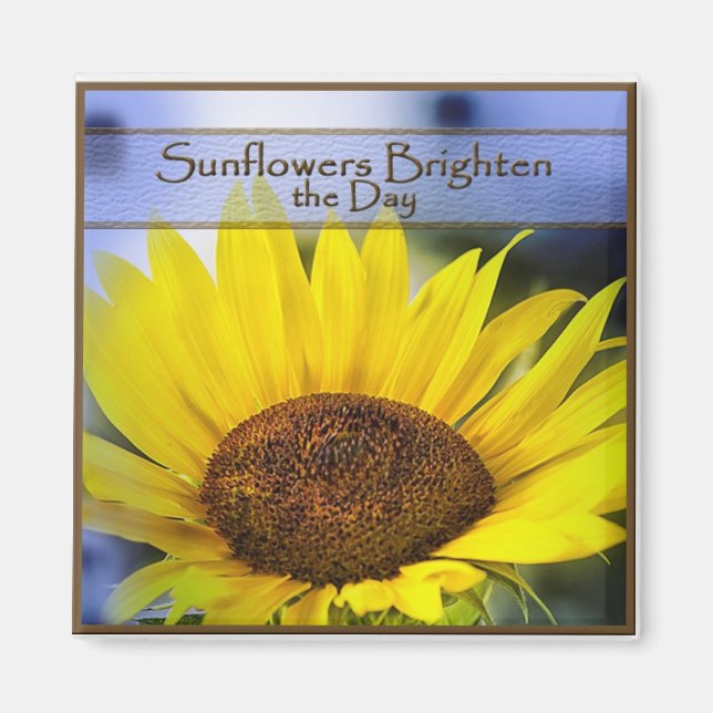 Sunflower Magnet (Front)