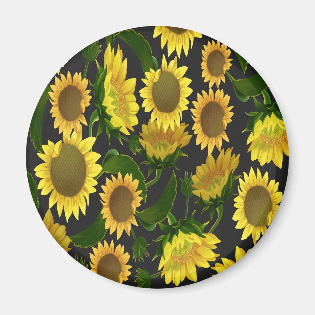 Sunflower Magnet (Front)