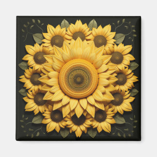 Sunflower Magnet